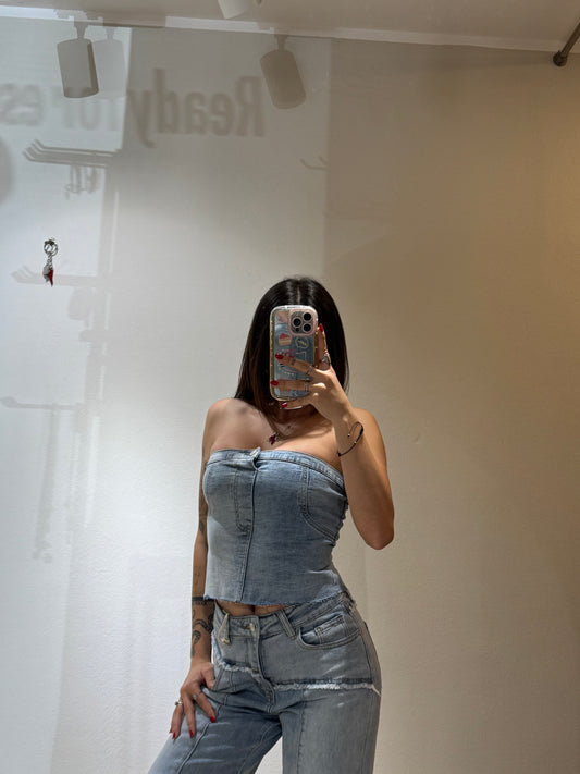 CROP TOP DENIM 2000
