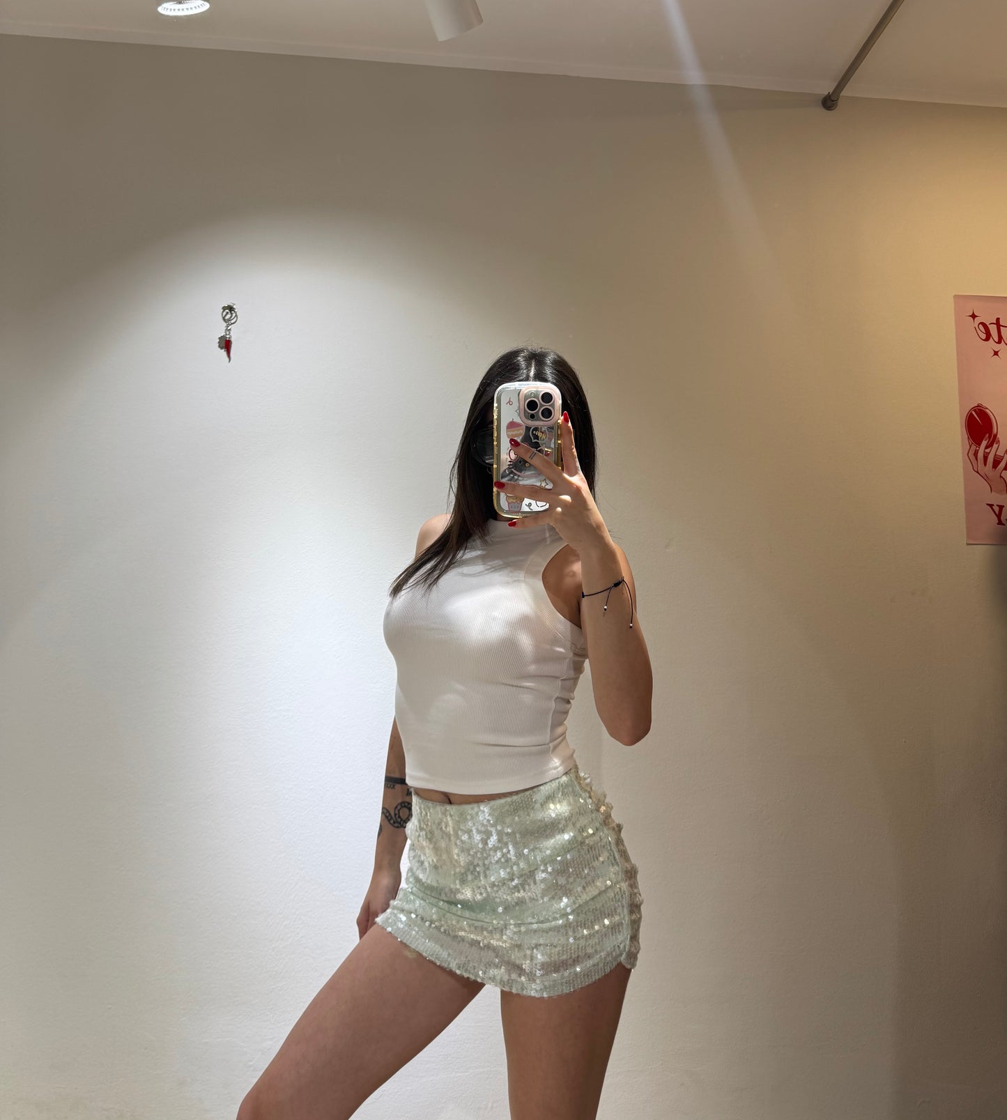MINI SKIRT PAILLETTES