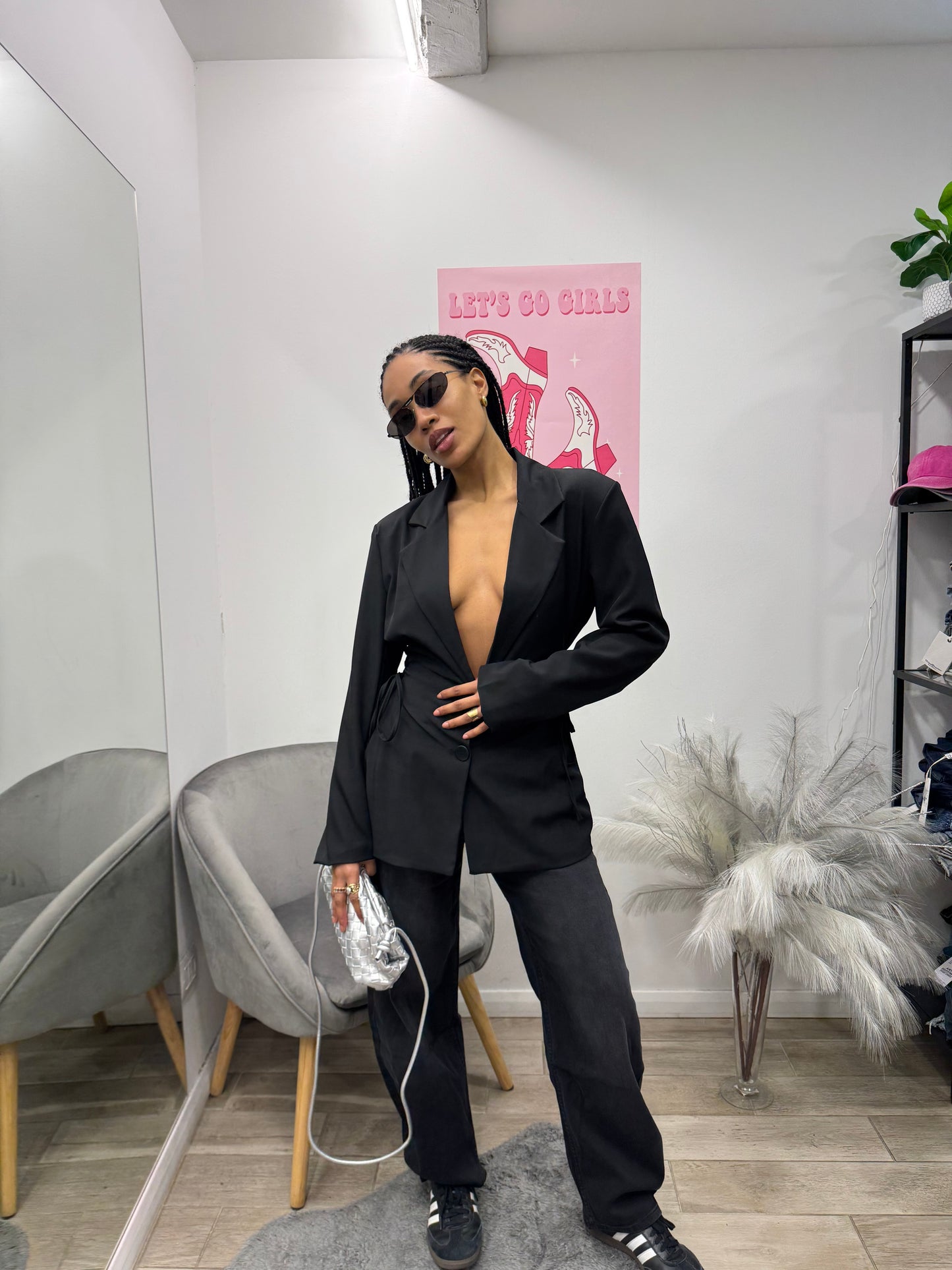 BLAZER SFIANCATO STRINGHE