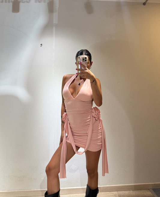 MINI DRESS ROSE PARTY