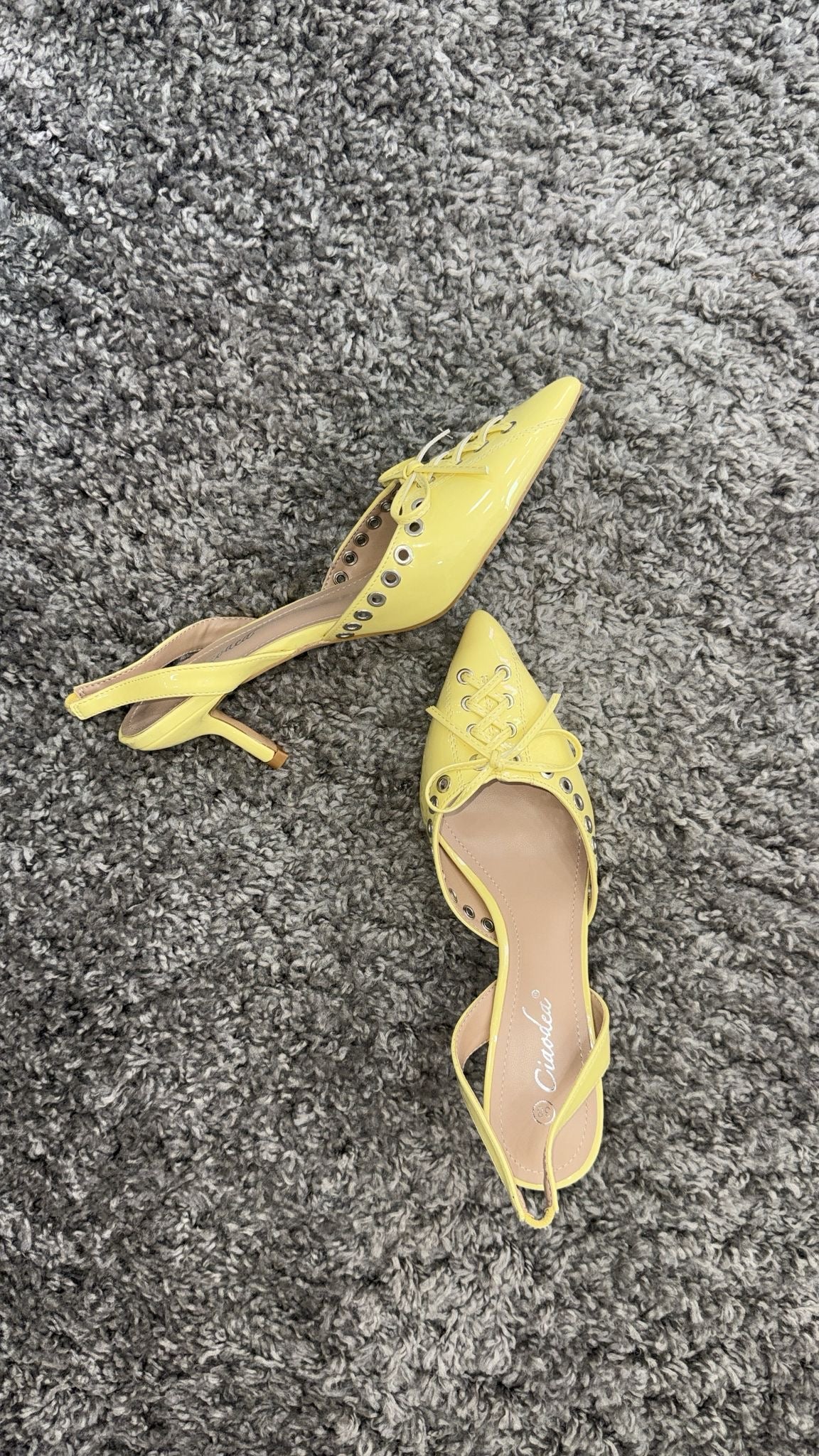 DECOLETTE VINILE YELLOW
