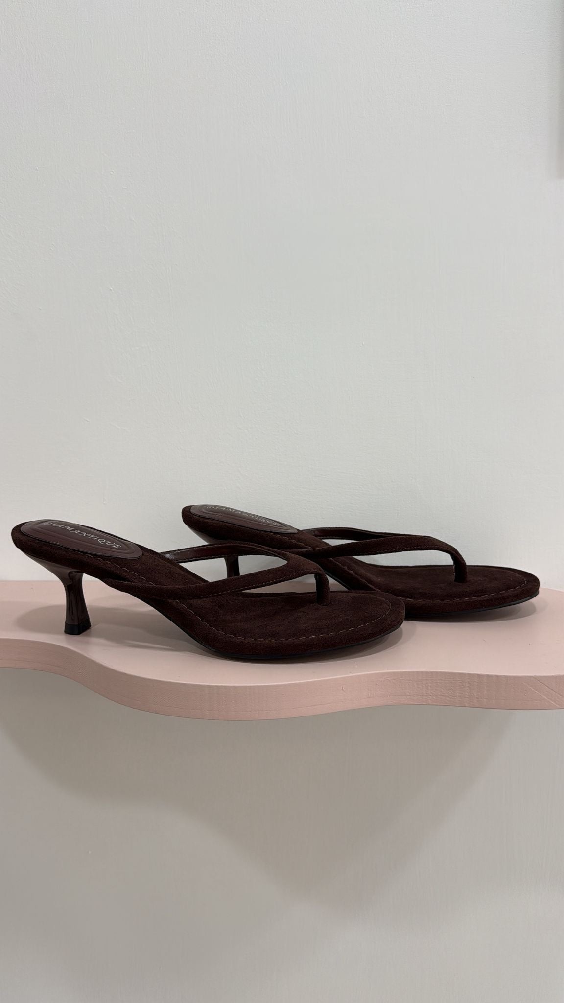 DÉCOLLETÉ INFRADITO CAMOSCIO CHOCO