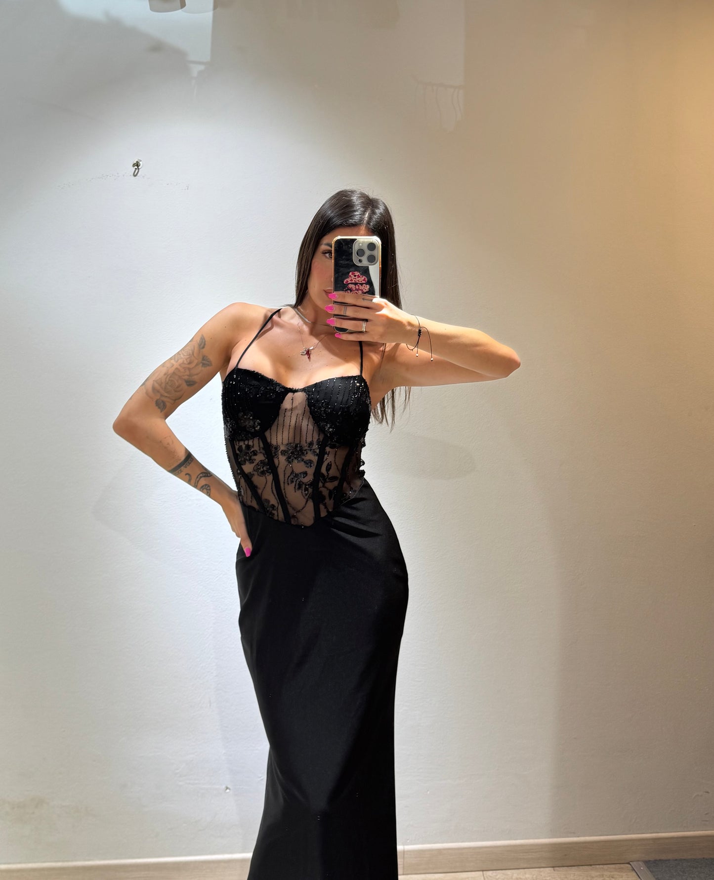 LONG DRESS FLORA