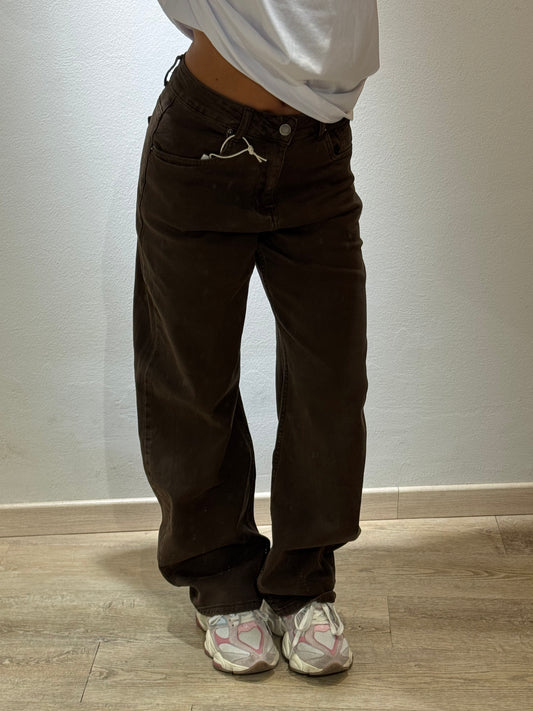 DENIM BALOON BROWN