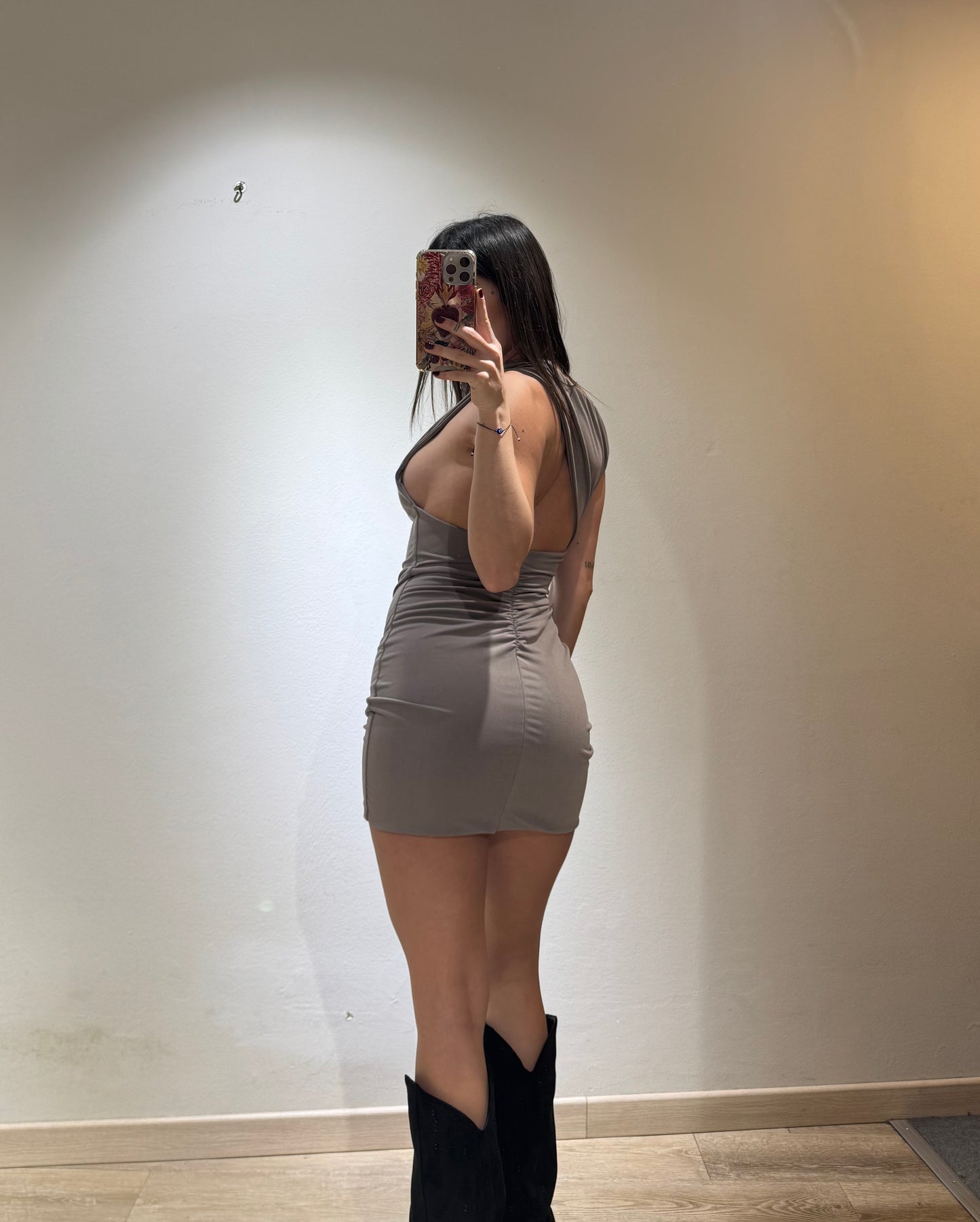 MINI DRESS ASIMMETRICO