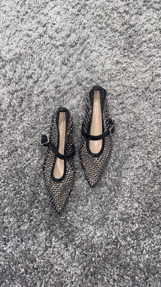 BALLERINA ALAIA RETE BLACK
