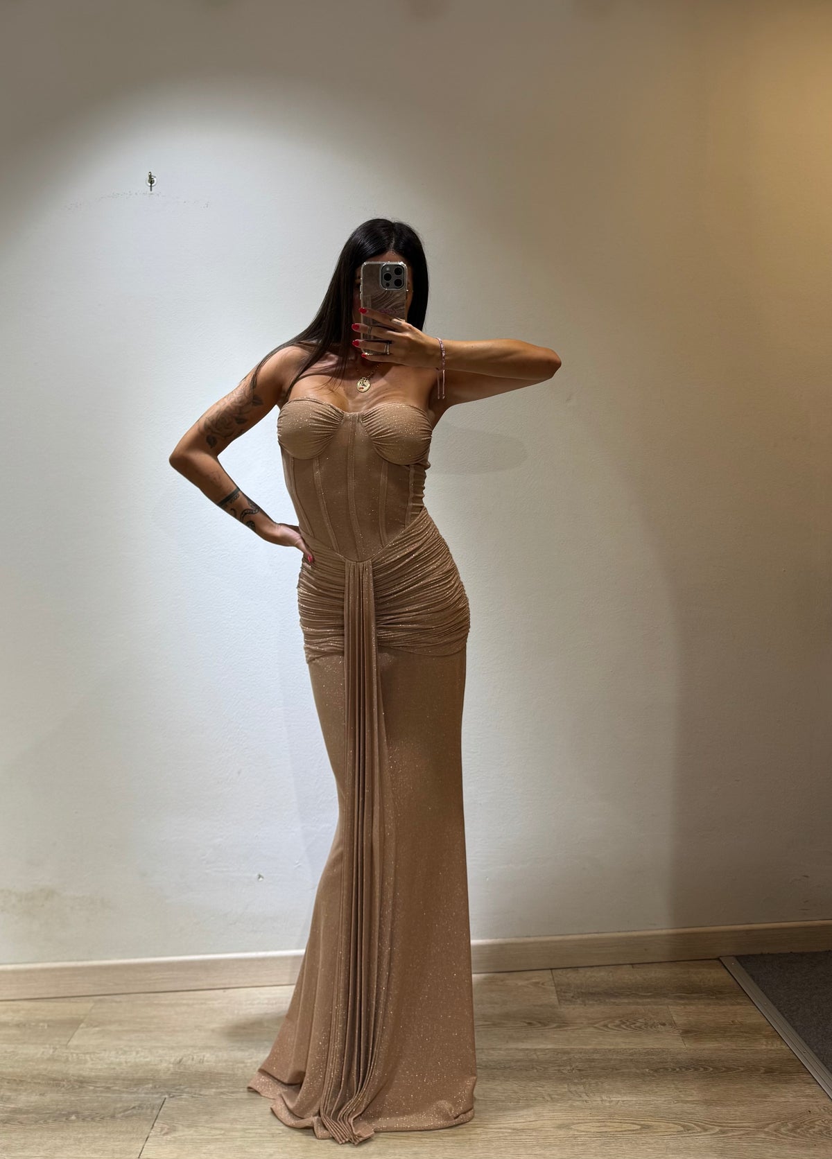 LONG DRESS ELEGANT LUREX