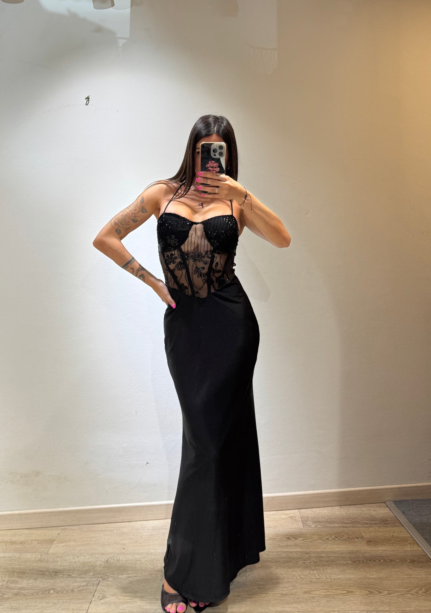 LONG DRESS FLORA