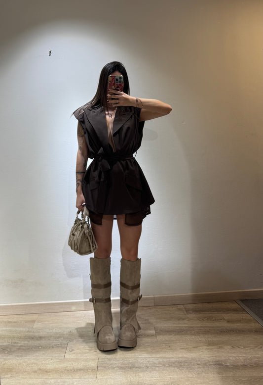 MINI DRESS GILET