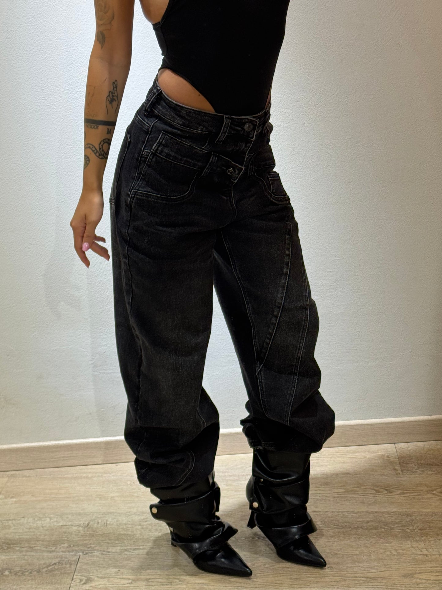 DENIM DOUBLE BLACK