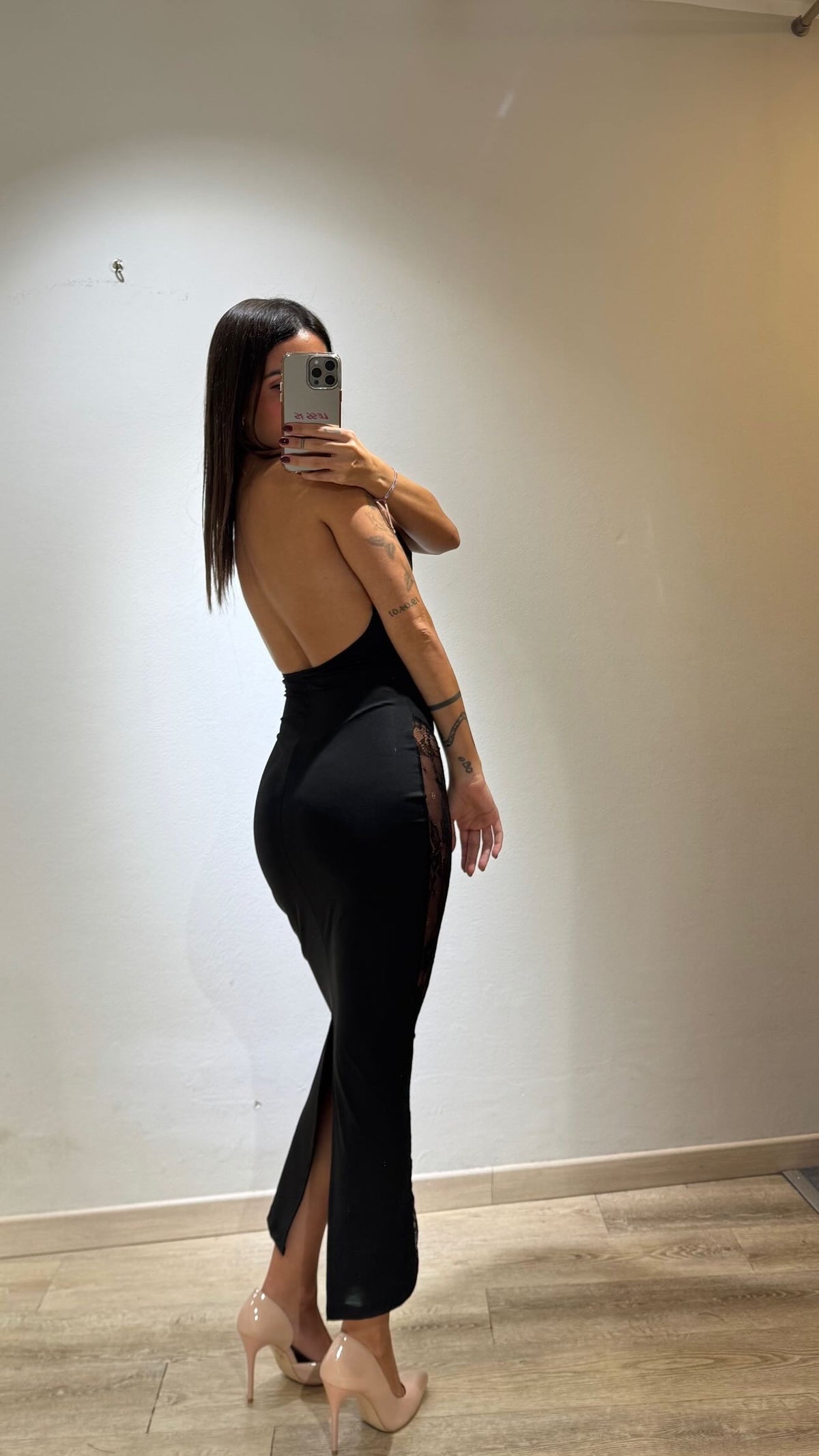 LONG DRESS NICOLE PIZZO