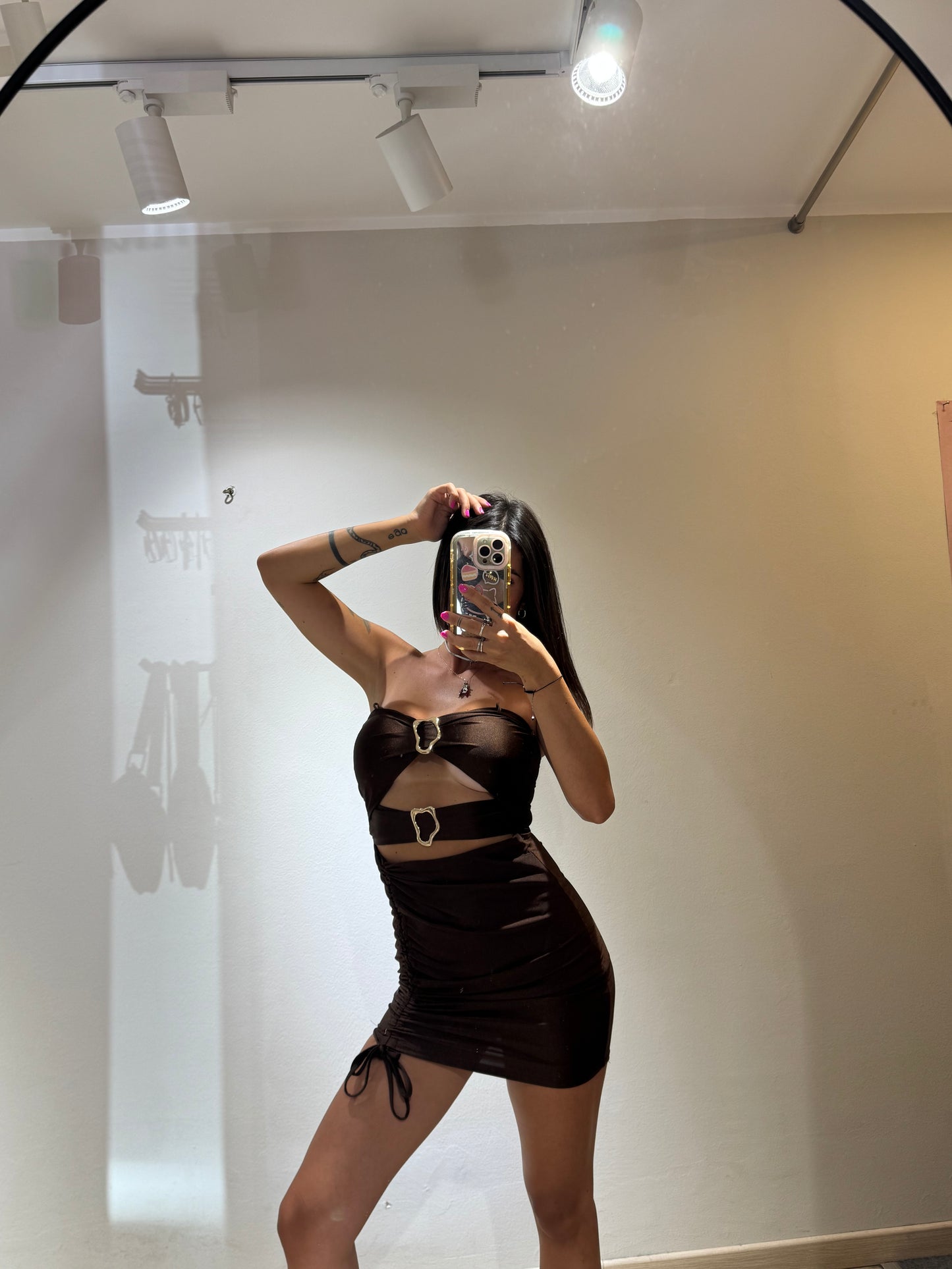 MINI DRESS GOLDEN