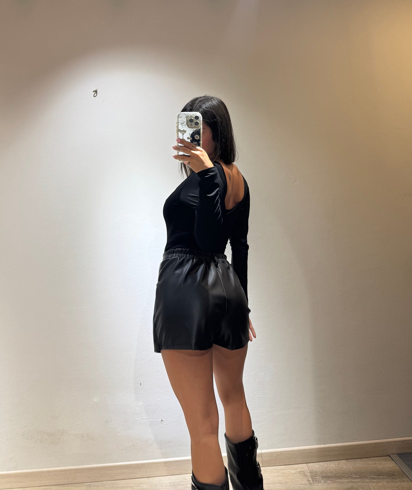 MINI SKIRT ECOPELLE