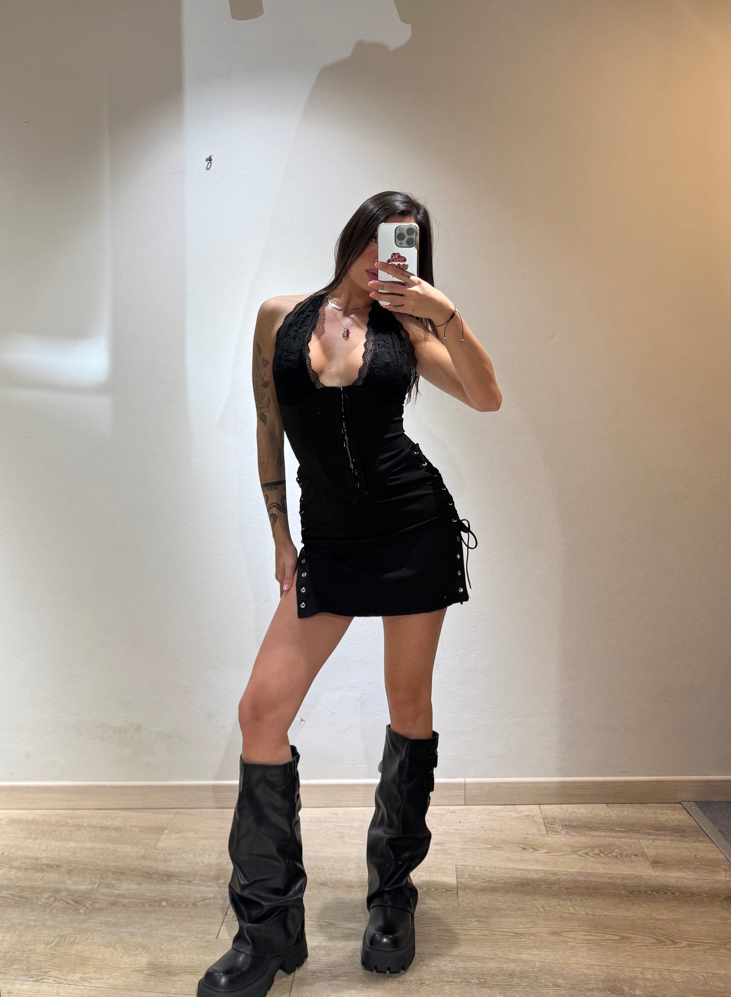 MINI DRESS PIZZO LACE