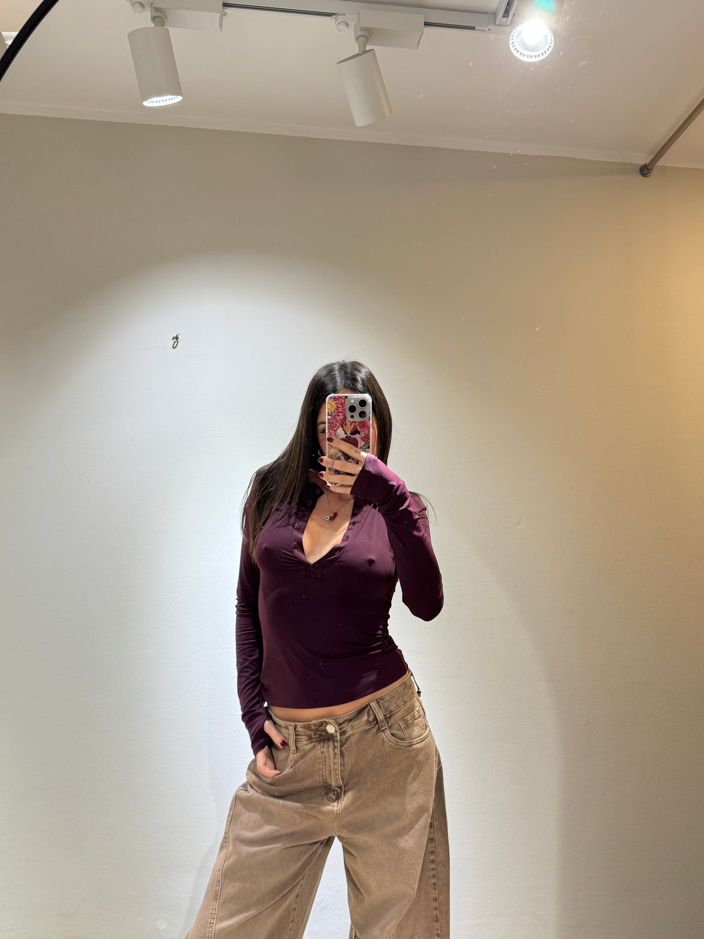 CROP TOP BOTTONI