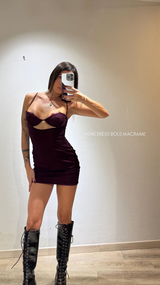 MINI DRESS BOLD PIZZO