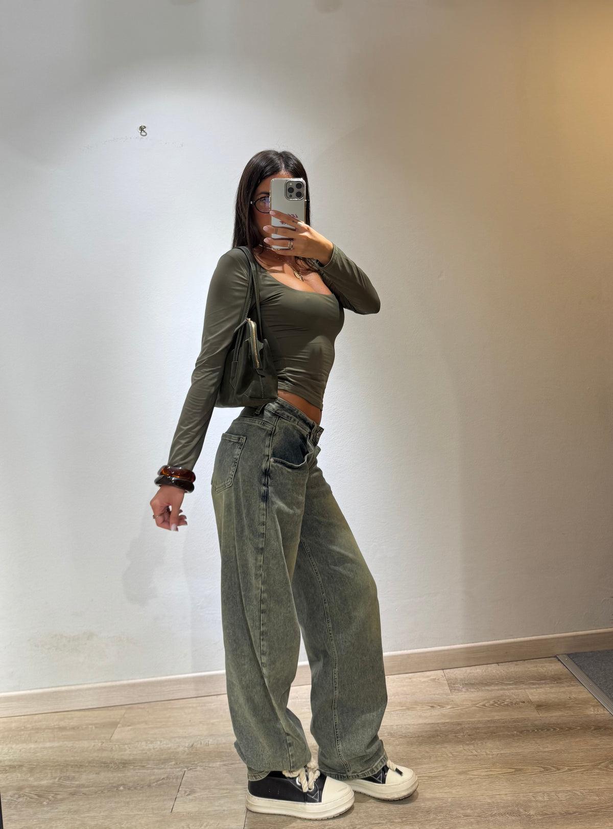 DENIM BALOON VITA BASSA SABBIATO