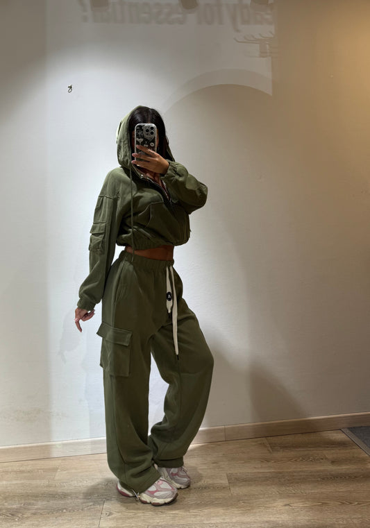 CORDSET HOODIE CARGO