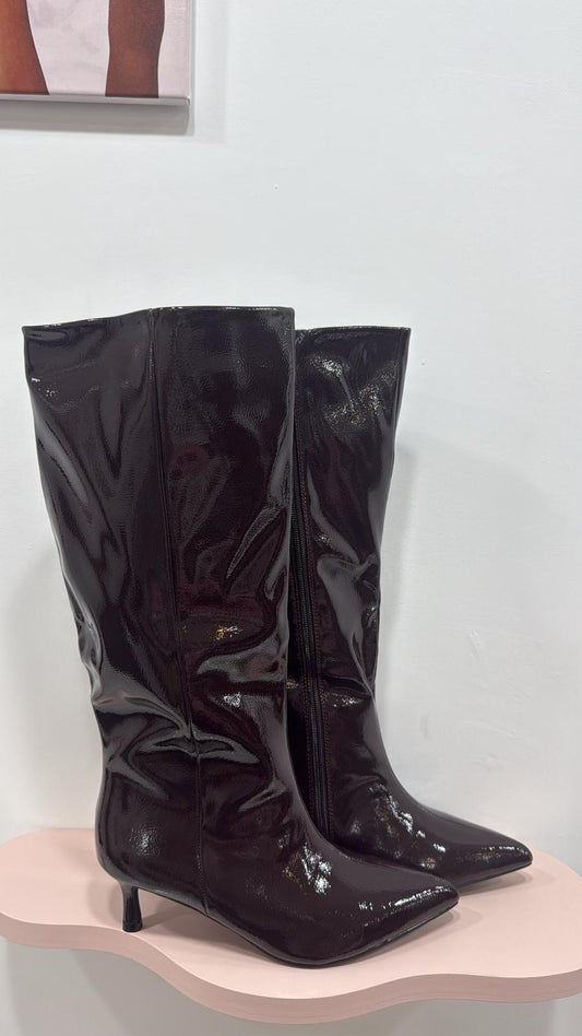 BOOTS VINILE CHOCO DARK