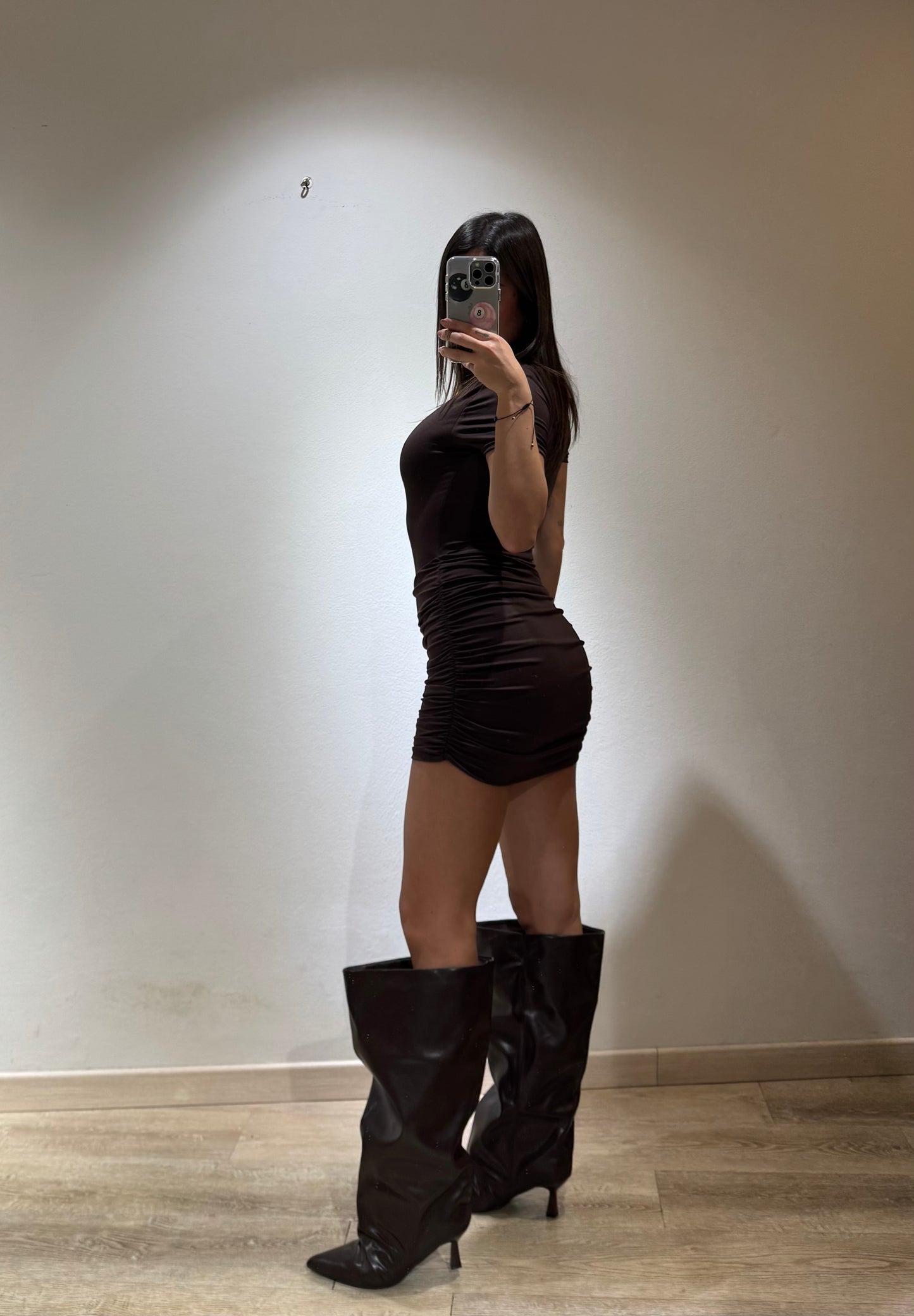 MINI DRESS NICOLE MANICA CORTA