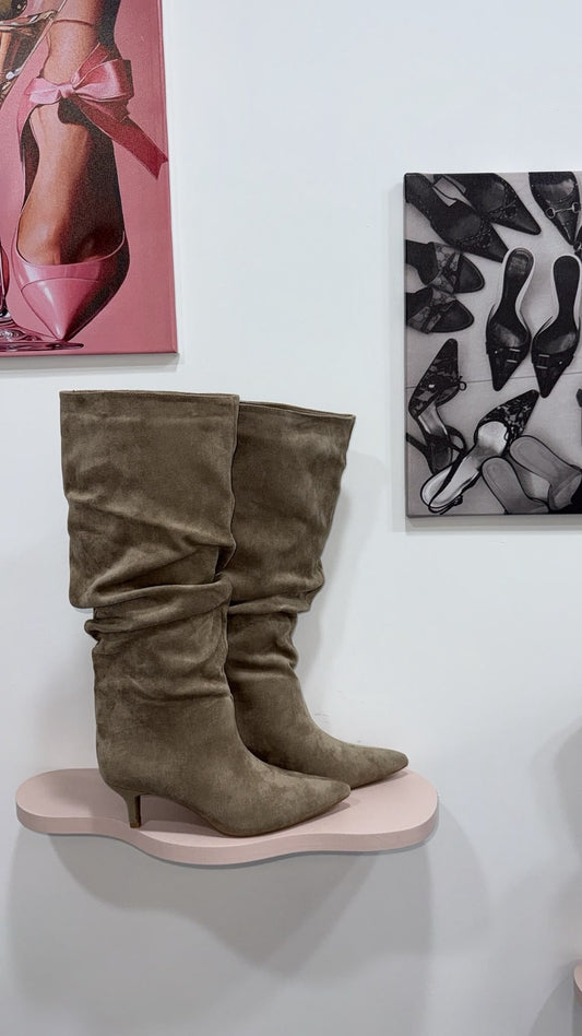 BOOTS CAMOSCIO BEIGE